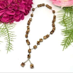 VINTAGE⚜️Unique Glass Marbled Prayer Beads On Chain